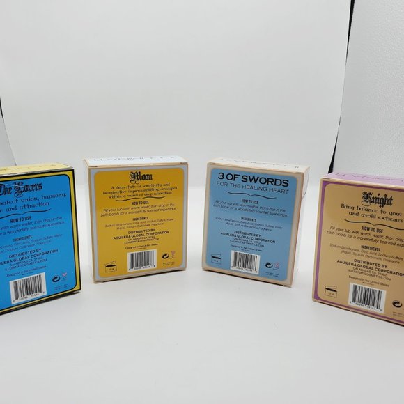 NIB BUNDLE of 4 ILLIMINATI TAROT CARD BATH BOMBS - Picture 8 of 8